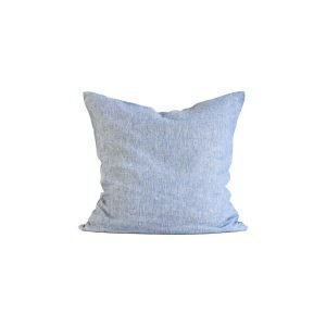 Tell Me More Washed Linen Tyynyliina Woven Light Blue 65x65 Cm