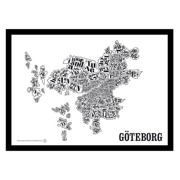 Tgioc Göteborgin Kartta Juliste
