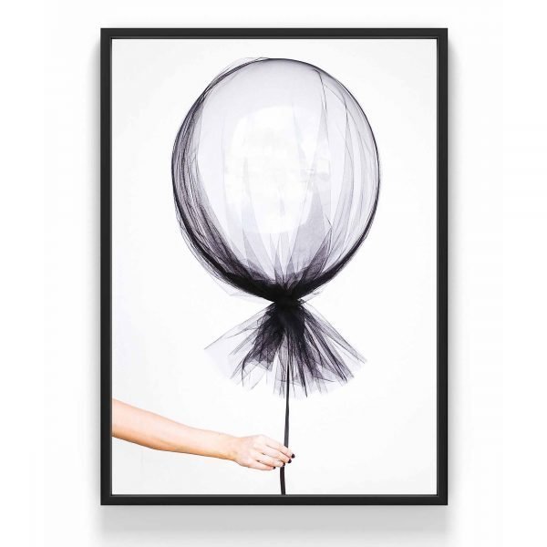 The Nordic Poster Balloon Juliste Musta 50x70 Cm