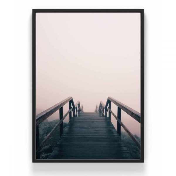 The Nordic Poster Bridge Juliste Harmaa 30x40 Cm