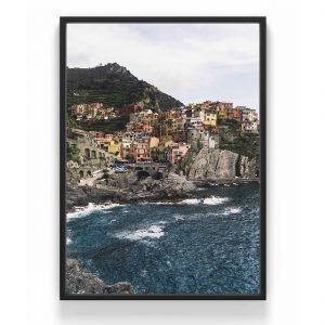 The Nordic Poster Cinque Terre Juliste Sininen 30x40 Cm