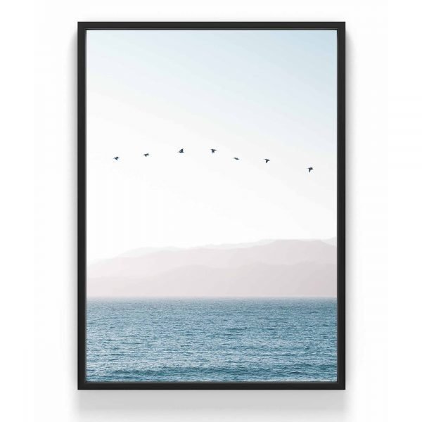 The Nordic Poster Flying Birds Juliste Sininen 50x70 Cm