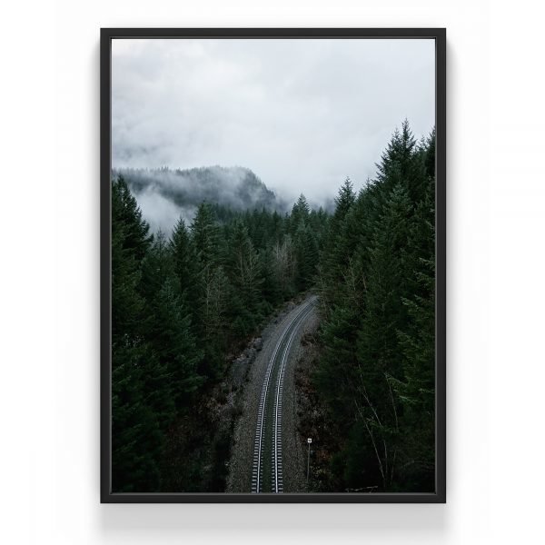 The Nordic Poster Road Juliste Vihreä 30x40 Cm