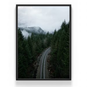 The Nordic Poster Road Juliste Vihreä 50x70 Cm