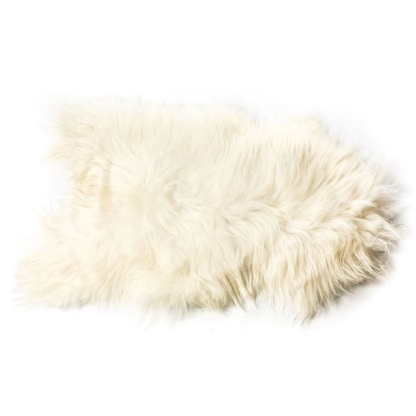 The Organic Sheep Longhair Lampaannahka Valkoinen 70x110 Cm