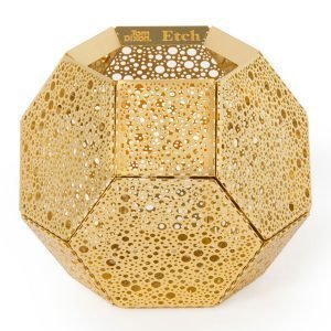 Tom Dixon Etch Kynttilälyhty Dot Messinki