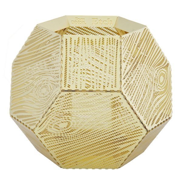 Tom Dixon Etch Kynttilälyhty Wood Messinki