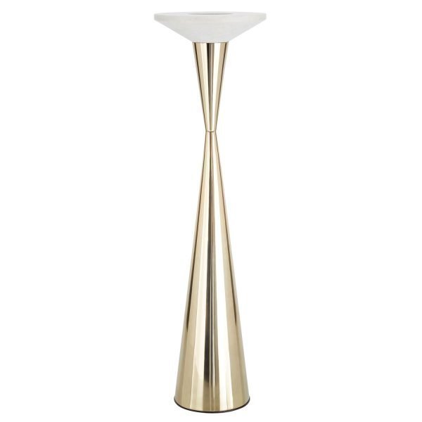 Tom Dixon Stone Kynttilänjalka Xlarge Messinki