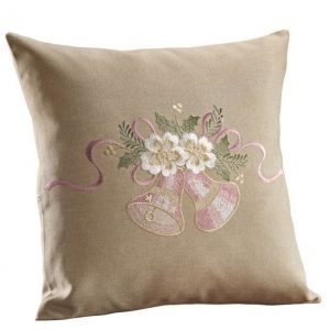 Tyynynpäällinen Luonnonvaalea / Ruusu
