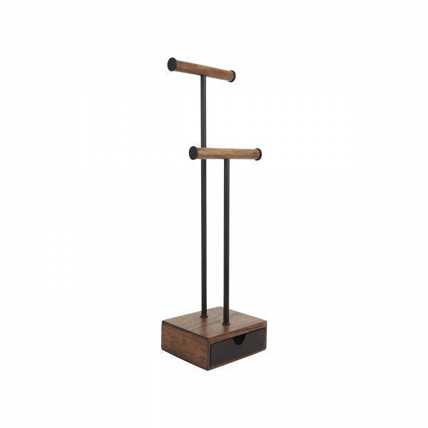 Umbra Pillar Jewelry Stand Koruteline Saksanpähkinä 16.5x13 Cm