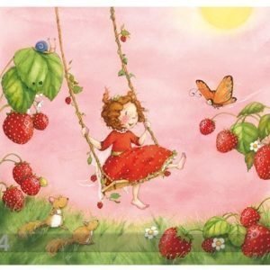 Visario Kuvatapetti Strawberry Fairy 300x280 Cm