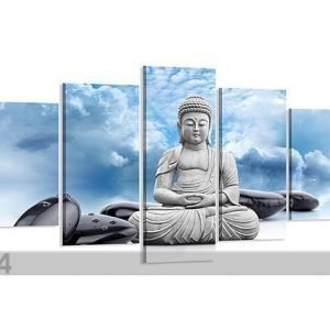 Visario Viisiosainen Seinätaulu Buddha 200x100 Cm