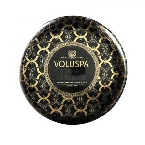 Voluspa 2 Wick Tuoksukynttilä Ambre Lumiere 50 H