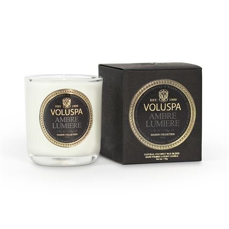 Voluspa Boxed Votive Kynttilä 25 Tuntia Ambre Lumiere