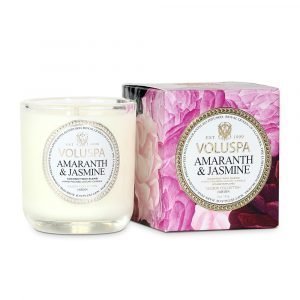 Voluspa Classic Tuoksukynttilä Amaranth & Jasmine 25 H