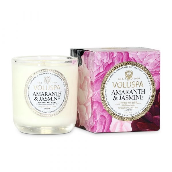Voluspa Classic Tuoksukynttilä Amaranth & Jasmine 25 H