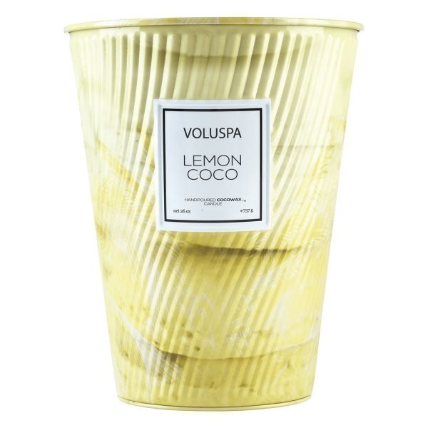 Voluspa Macaron Tuoksukynttilä Lemon Coco 100 H