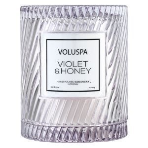 Voluspa Macaron Tuoksukynttilä Violet & Honey 55 H