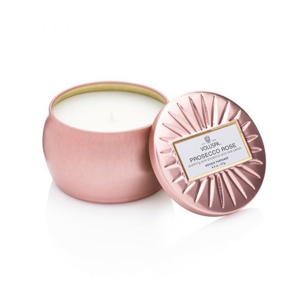 Voluspa Metallic Tuoksukynttilä Prosecco Rose 25 H