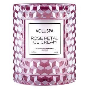Voluspa Roses Tuoksukynttilä Rose Petal Ice Cream 55 H