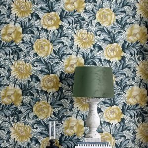 Wallpaper By Ellos Penelope Tapetti Keltainen