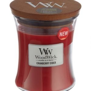 Woodwick Cranberry Cider Tuoksukynttilä 12 cm