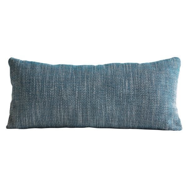 Woud Herringbone Tyyny Petrol Blue 29x62 Cm