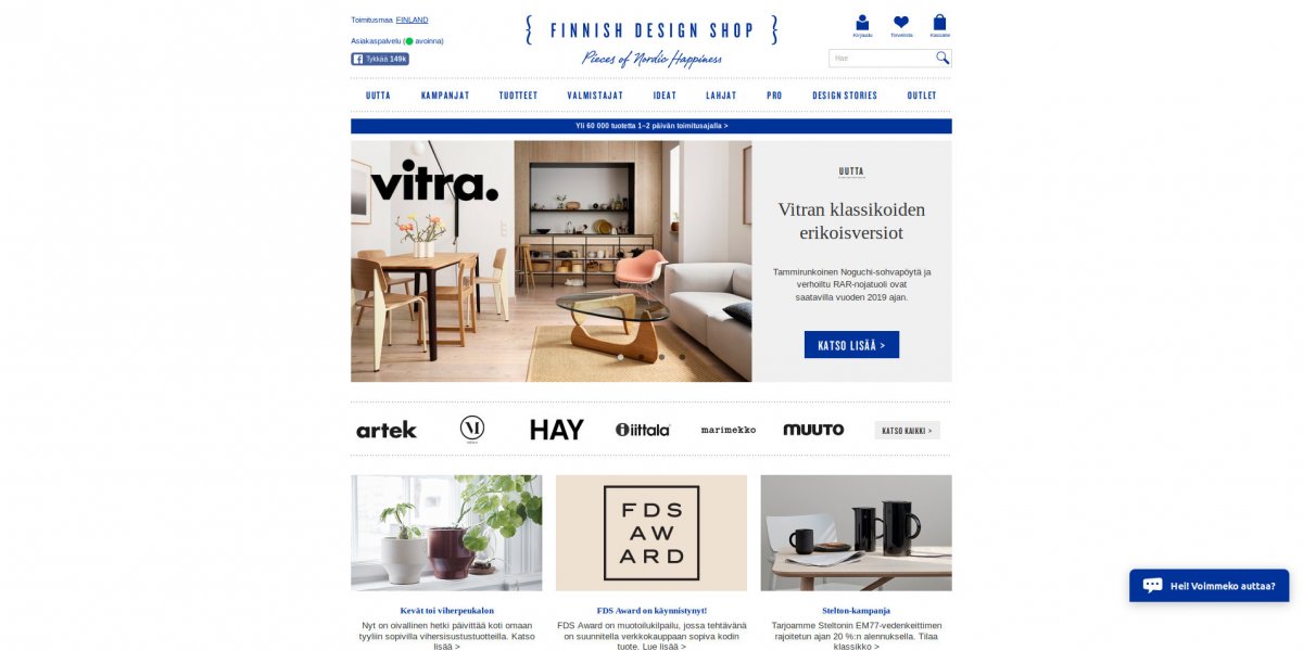 Finnish Design Shop Sisustuskauppa24.fi