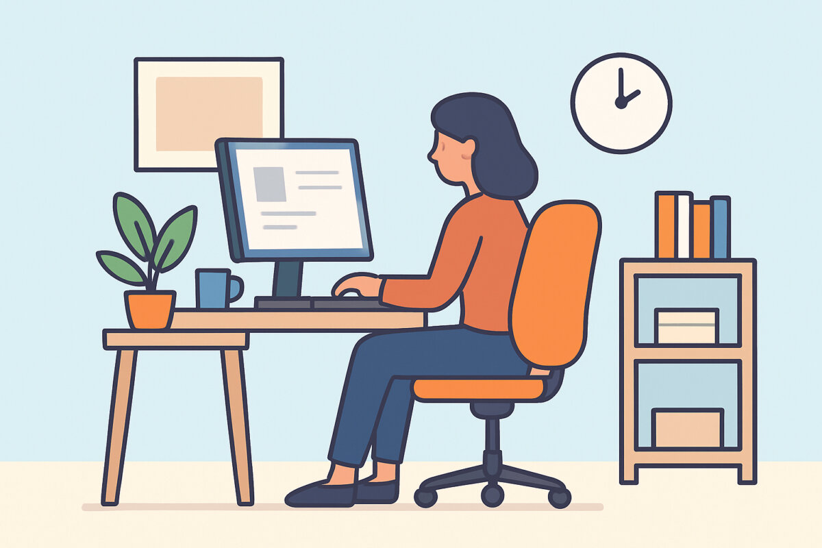 Työhuoneen sisustus – ergonomia, viihtyvyys ja keskittymisrauha